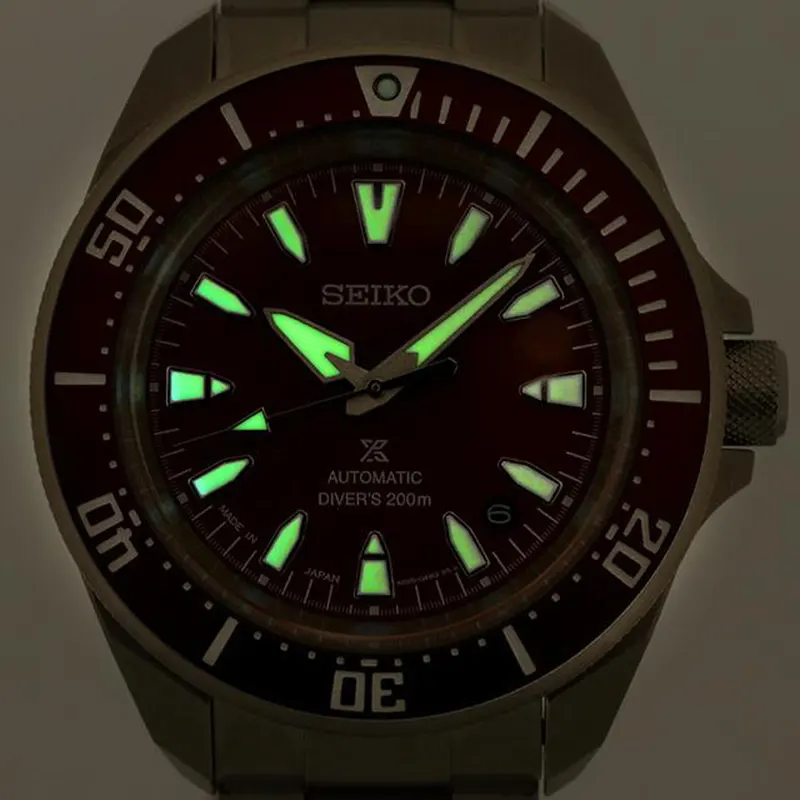 Seiko Prospex Samurai Maroon Diver Scuba Men's Watch- SBDY129